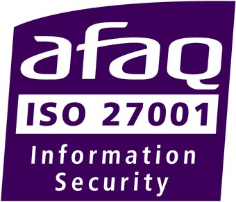 AFAQ ISO 27001 Information Security 驗證標誌